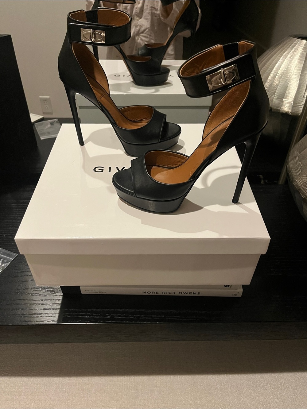 Givenchy Shark Lock Platform Heels